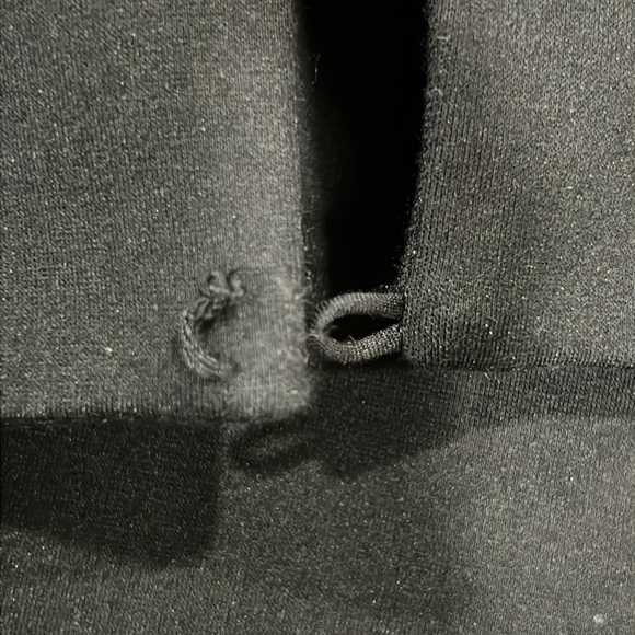 J. McLaughlin Catalyst Dress M Black 3/4 Sleeves Pockets Stretch Knee Length - Picture 10 of 11